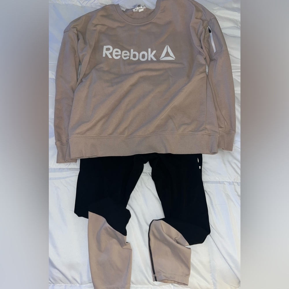 Black and Tan Reebok Outfit